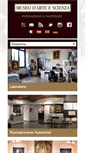 Mobile Screenshot of museoartescienza.com